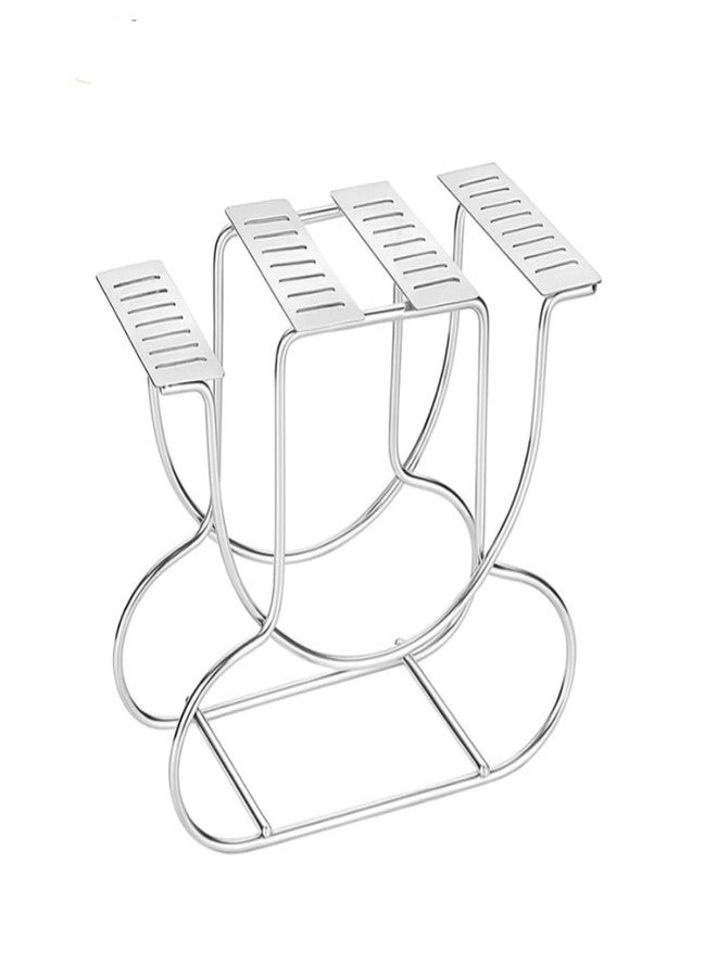 LSARI Empty Steelness Steel Spoon Holder Stand without Spoon only stand - 24 Pc (Silver, Standard) - Image 1